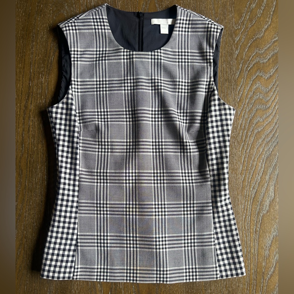 BOSS Ladies Plaid Sleeveless Top